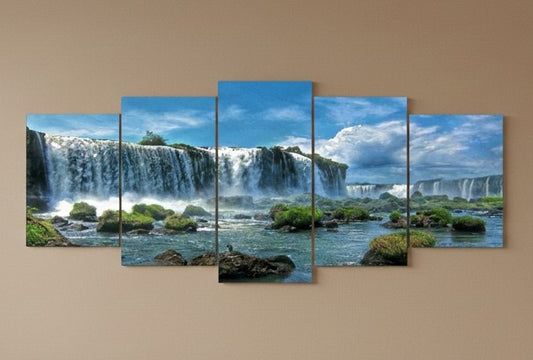5 Pcs Wooden Sticky Wall Frames Set